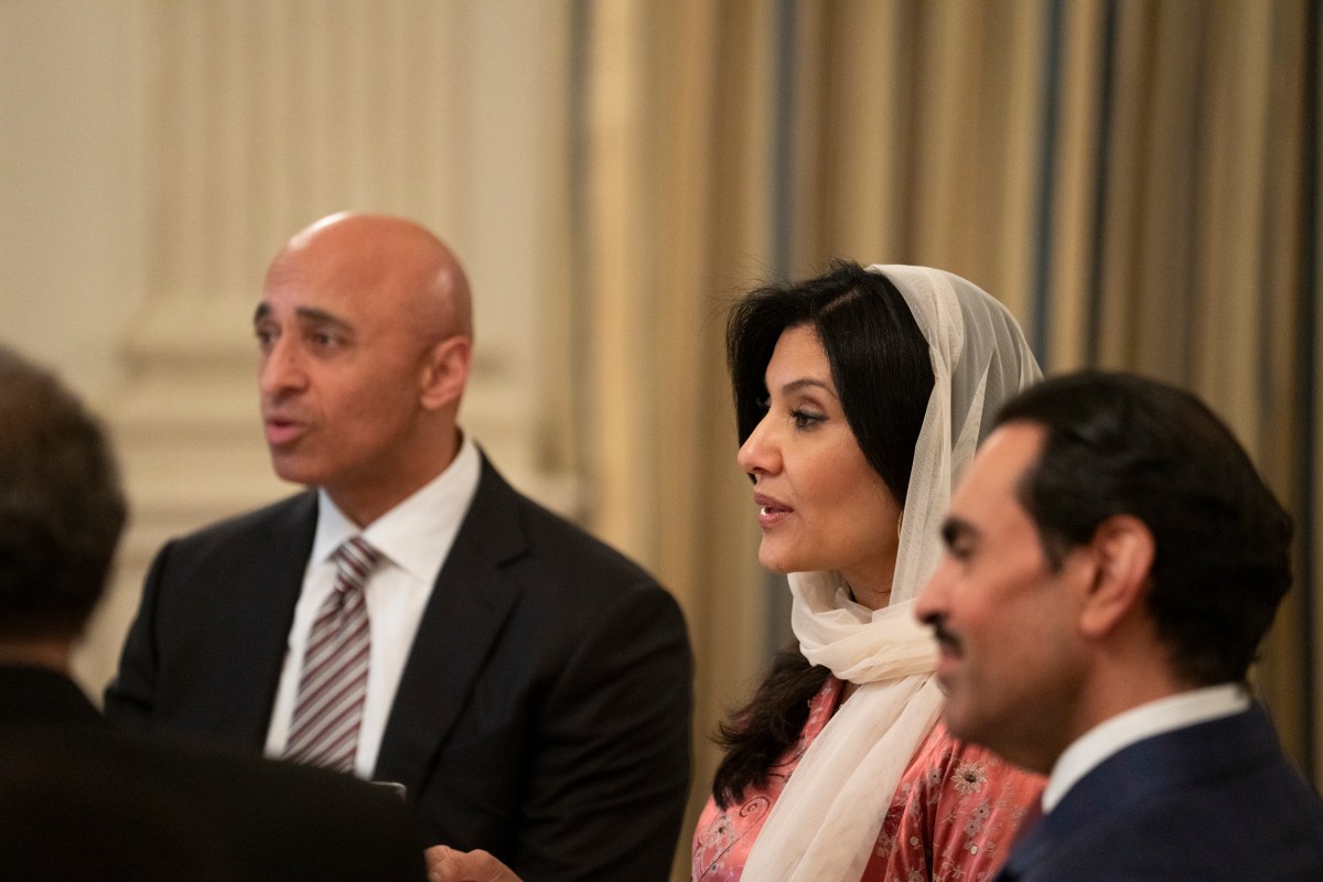 President Donald Trump participates in the White House Iftar Dinner, Thursday, March 27, 2025, in the State Dining Room of the White House.(Official White House Photo by Joyce N. Boghosian)