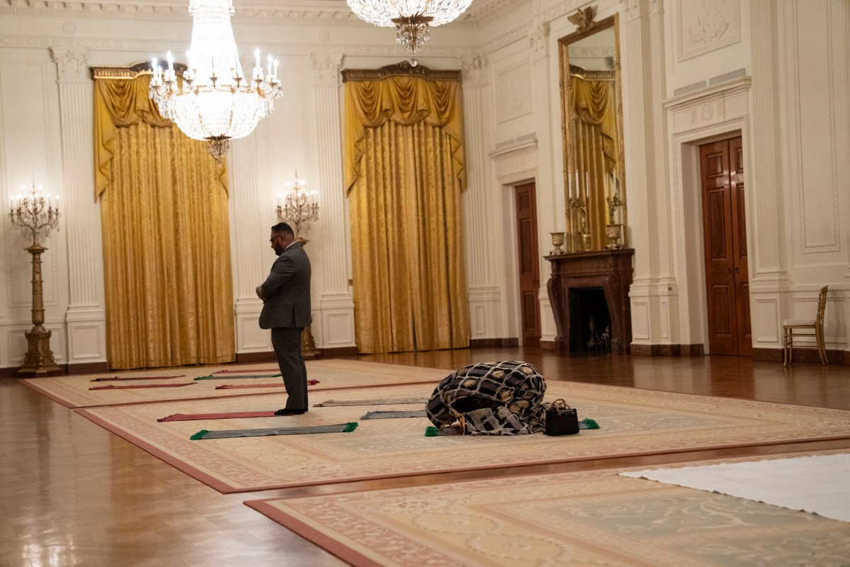 President Donald Trump participates in the White House Iftar Dinner, Thursday, March 27, 2025, in the State Dining Room of the White House.(Official White House Photo by Joyce N. Boghosian)
