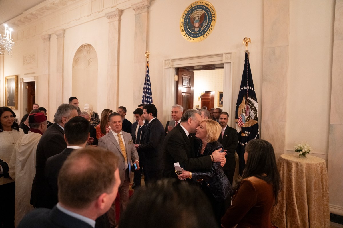 President Donald Trump participates in the White House Iftar Dinner, Thursday, March 27, 2025, in the State Dining Room of the White House.(Official White House Photo by Joyce N. Boghosian)