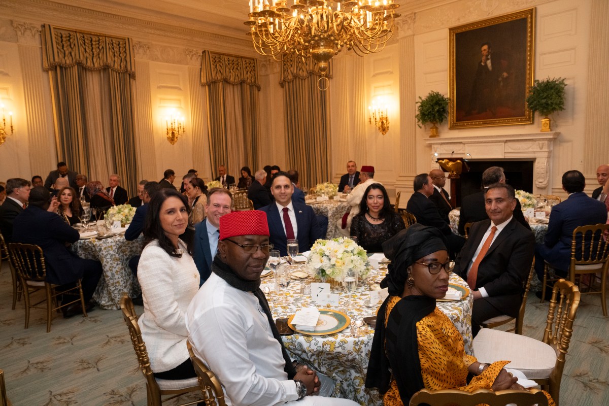President Donald Trump participates in the White House Iftar Dinner, Thursday, March 27, 2025, in the State Dining Room of the White House.(Official White House Photo by Joyce N. Boghosian)