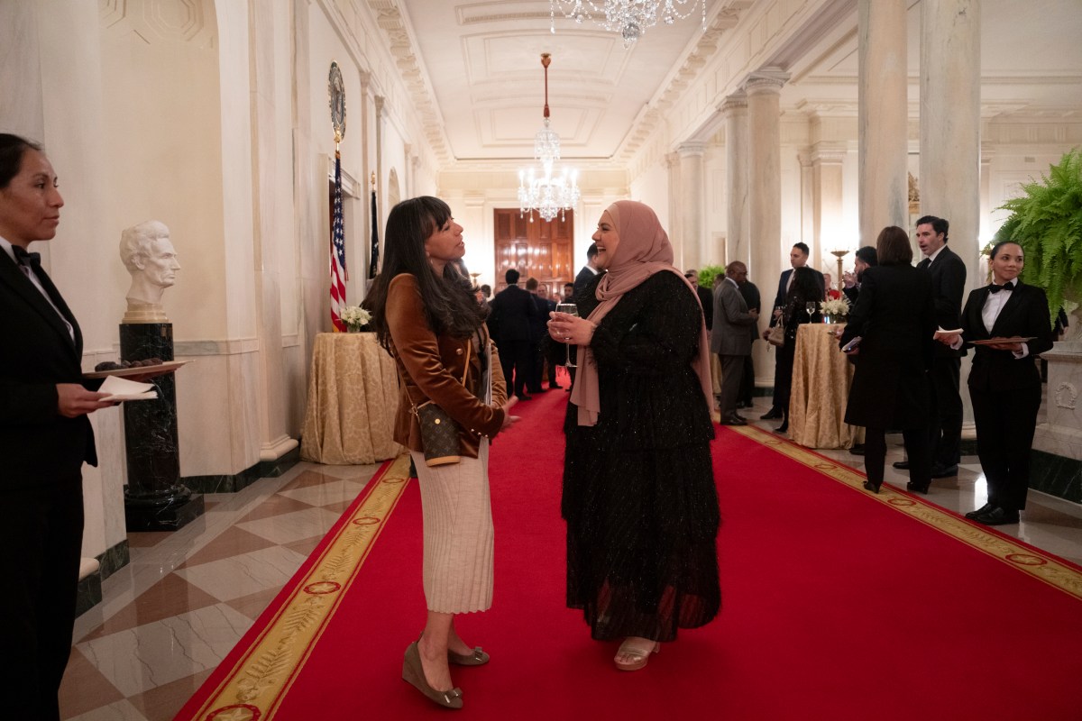 President Donald Trump participates in the White House Iftar Dinner, Thursday, March 27, 2025, in the State Dining Room of the White House.(Official White House Photo by Joyce N. Boghosian)