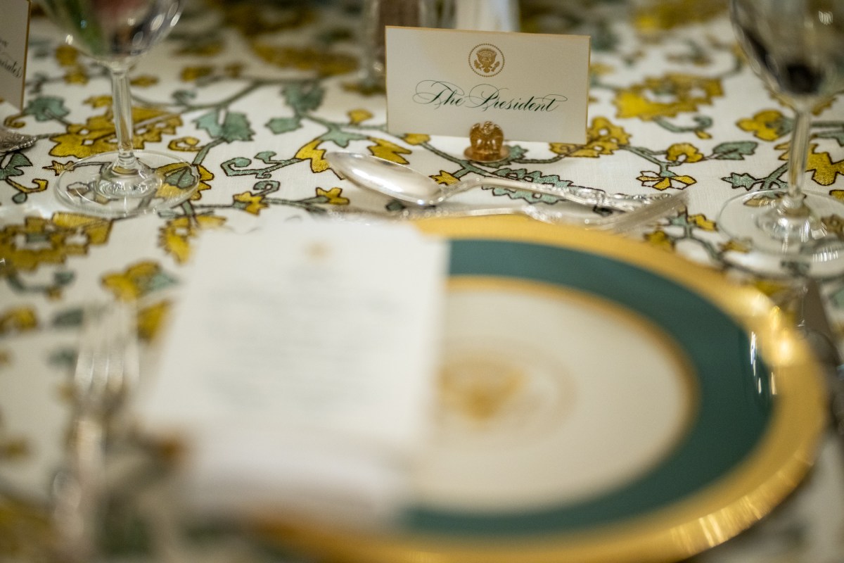 President Donald Trump participates in the White House Iftar Dinner, Thursday, March 27, 2025, in the State Dining Room of the White House. (Official White House Photo by Daniel Torok)