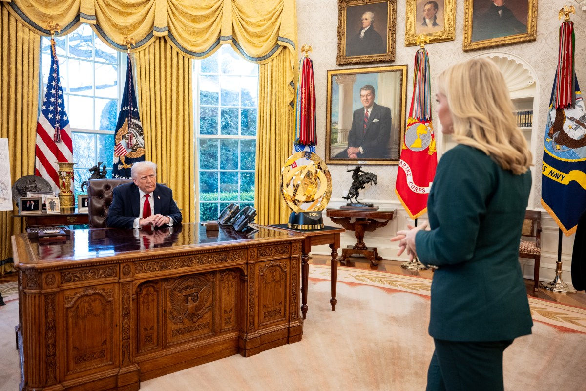 President Donald Trump announces tariffs on auto imports in the Oval Office, Wednesday, March 26, 2025. (Official White House Photo by Molly Riley)