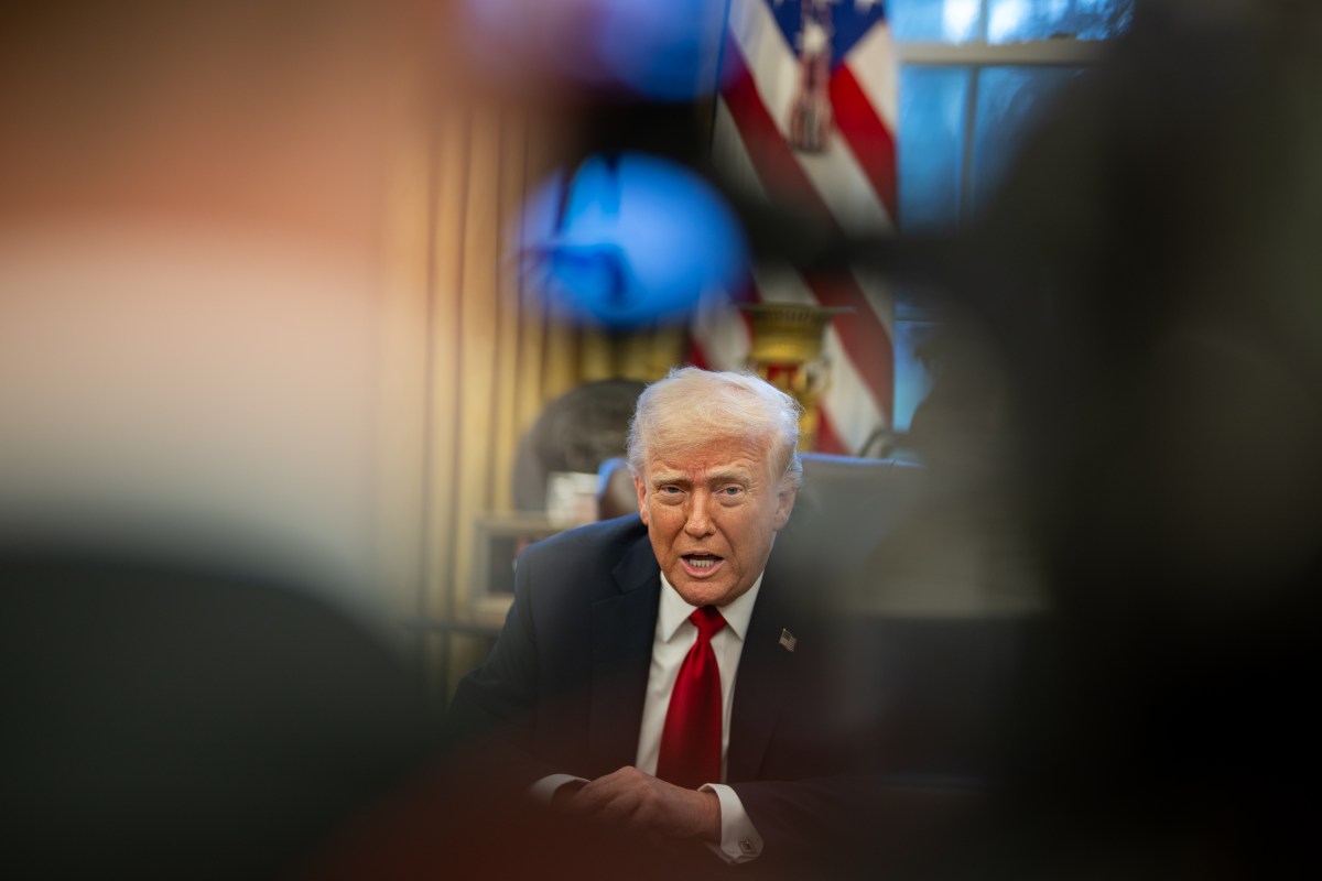 President Donald Trump announces tariffs on auto imports in the Oval Office, Wednesday, March 26, 2025. (Official White House Photo by Daniel Torok)