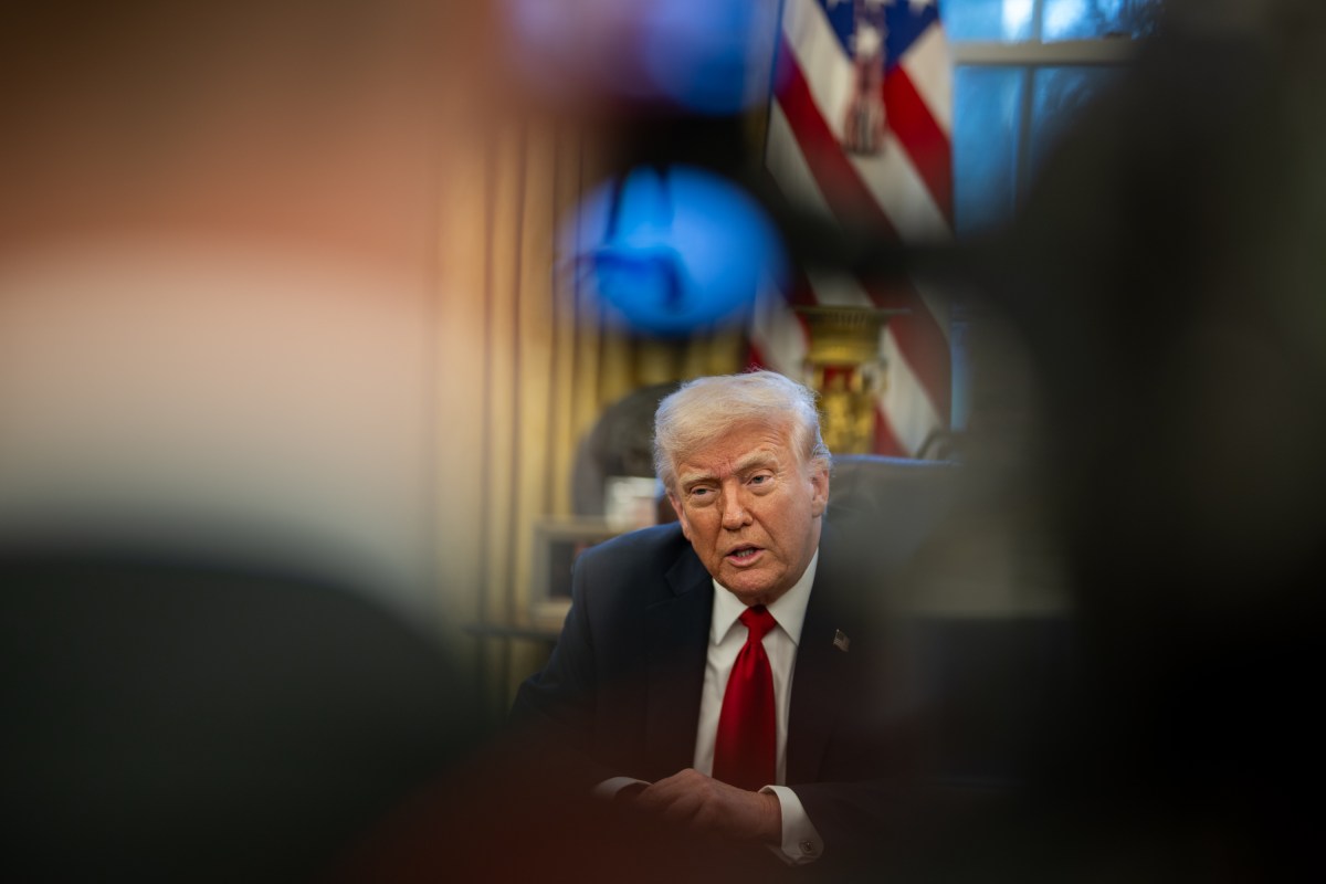 President Donald Trump announces tariffs on auto imports in the Oval Office, Wednesday, March 26, 2025. (Official White House Photo by Daniel Torok)