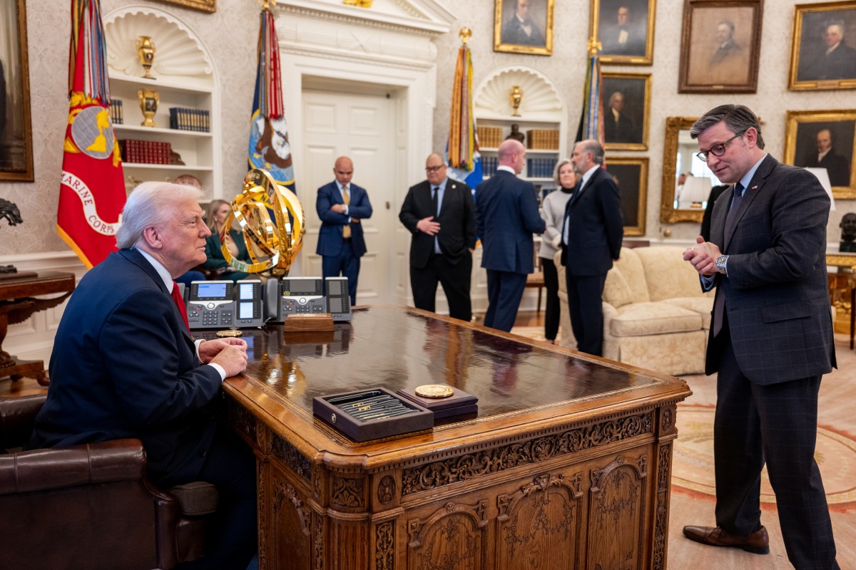 President Donald Trump announces tariffs on auto imports in the Oval Office, Wednesday, March 26, 2025. (Official White House Photo by Molly Riley)