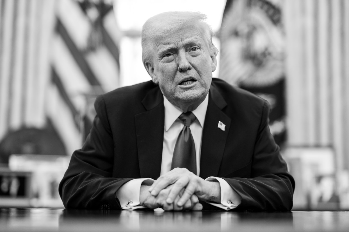 President Donald Trump announces tariffs on auto imports in the Oval Office, Wednesday, March 26, 2025. (Official White House Photo by Molly Riley)