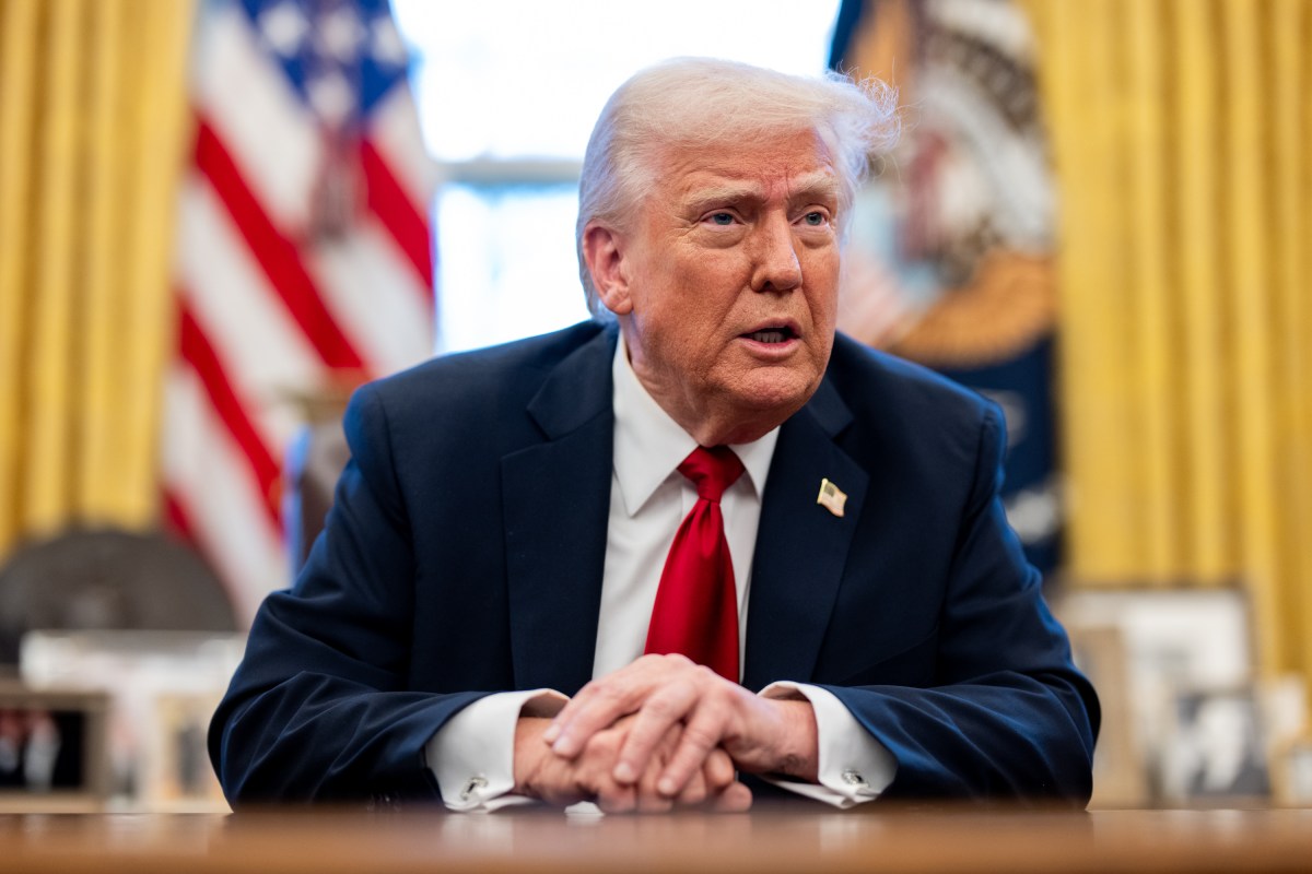 President Donald Trump announces tariffs on auto imports in the Oval Office, Wednesday, March 26, 2025. (Official White House Photo by Molly Riley)