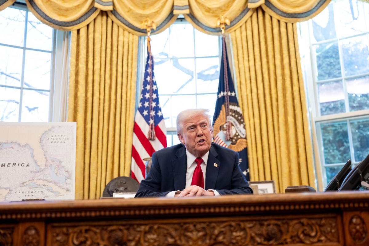 President Donald Trump announces tariffs on auto imports in the Oval Office, Wednesday, March 26, 2025. (Official White House Photo by Molly Riley)