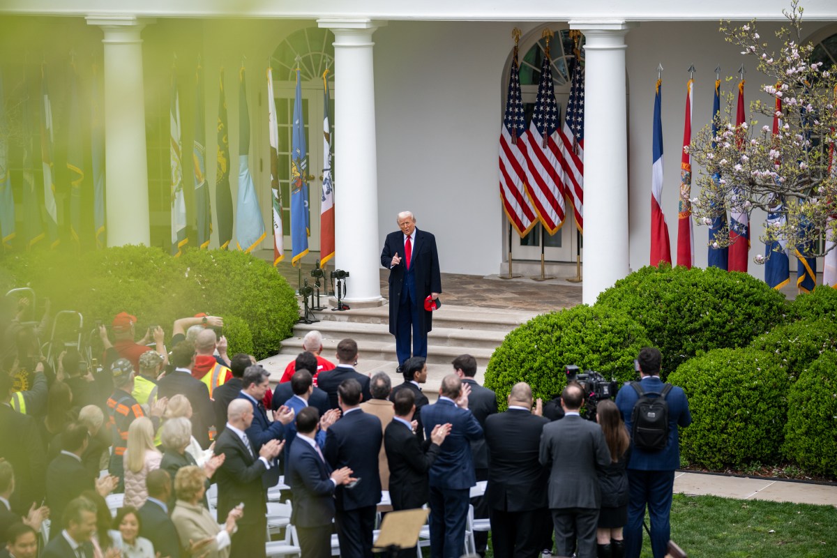 President Donald Trump signs an Executive Order on the Administration’s tariff plans at a “Make America Wealthy Again” event, Wednesday, April 2, 2025, in the White House Rose Garden. (Official White House Photo by Daniel Torok)