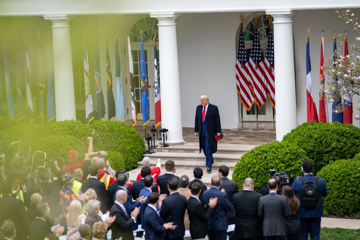 President Donald Trump signs an Executive Order on the Administration’s tariff plans at a “Make America Wealthy Again” event, Wednesday, April 2, 2025, in the White House Rose Garden. (Official White House Photo by Daniel Torok)