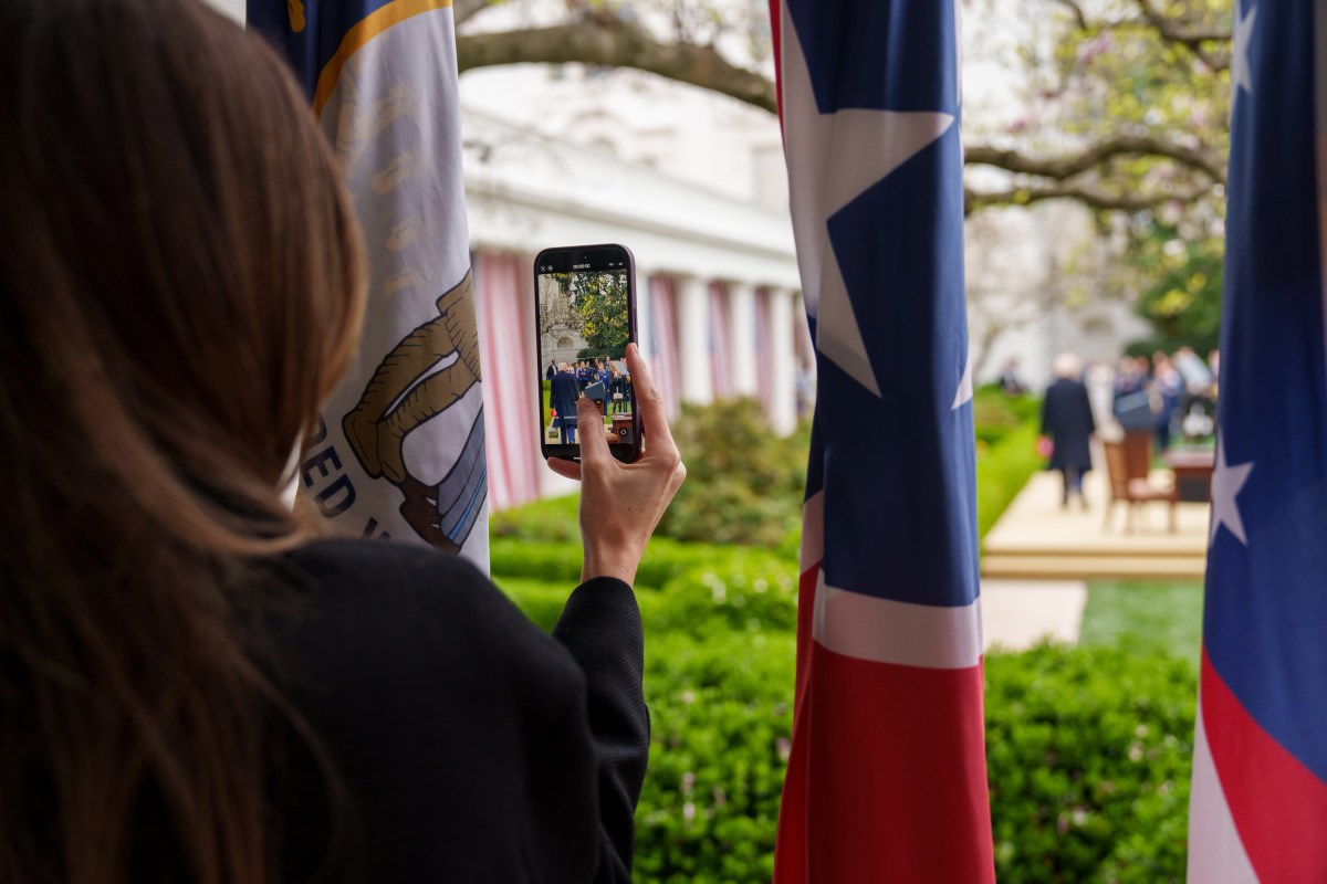 President Donald J. Trump delivers remarks on the Administration’s tariff plans at a “Make America Healthy Again” event, Wednesday, April 2, 2025, in the White House Rose Gardent. (Official White House Photo by Abe McNatt)