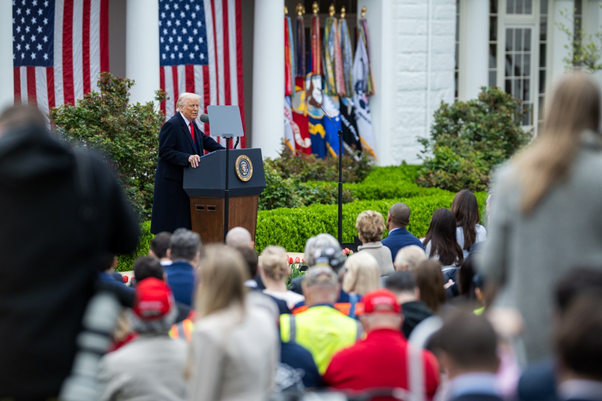 President Donald Trump signs an Executive Order on the Administration’s tariff plans at a “Make America Wealthy Again” event, Wednesday, April 2, 2025, in the White House Rose Garden. (Official White House Photo by Daniel Torok)