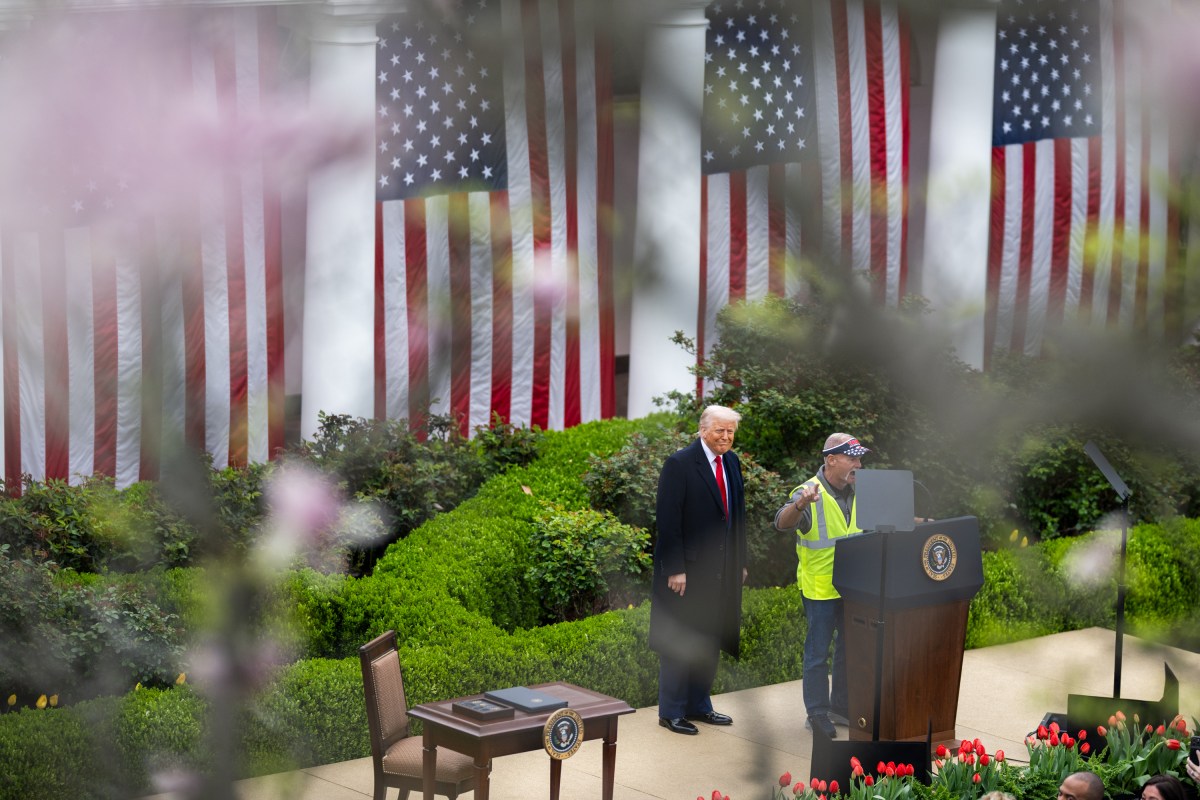 President Donald Trump signs an Executive Order on the Administration’s tariff plans at a “Make America Wealthy Again” event, Wednesday, April 2, 2025, in the White House Rose Garden. (Official White House Photo by Daniel Torok)