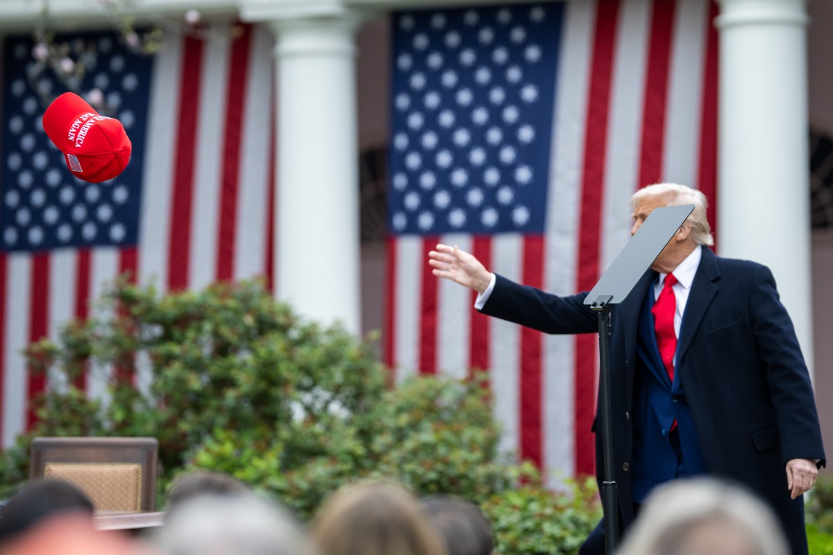President Donald Trump signs an Executive Order on the Administration’s tariff plans at a “Make America Wealthy Again” event, Wednesday, April 2, 2025, in the White House Rose Garden. (Official White House Photo by Daniel Torok)