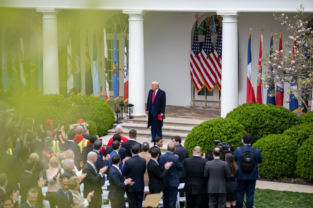 President Donald Trump signs an Executive Order on the Administration’s tariff plans at a “Make America Wealthy Again” event, Wednesday, April 2, 2025, in the White House Rose Garden. (Official White House Photo by Daniel Torok)