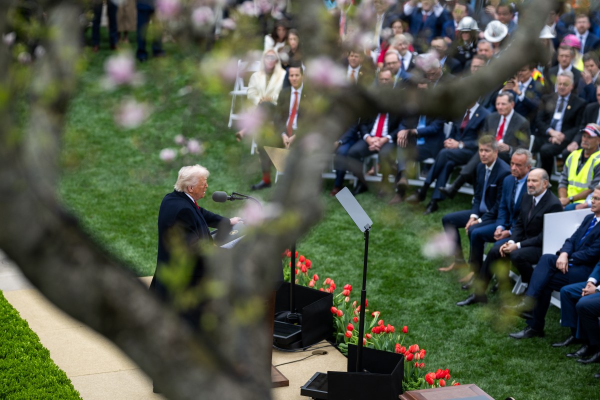 President Donald Trump signs an Executive Order on the Administration’s tariff plans at a “Make America Wealthy Again” event, Wednesday, April 2, 2025, in the White House Rose Garden. (Official White House Photo by Daniel Torok)