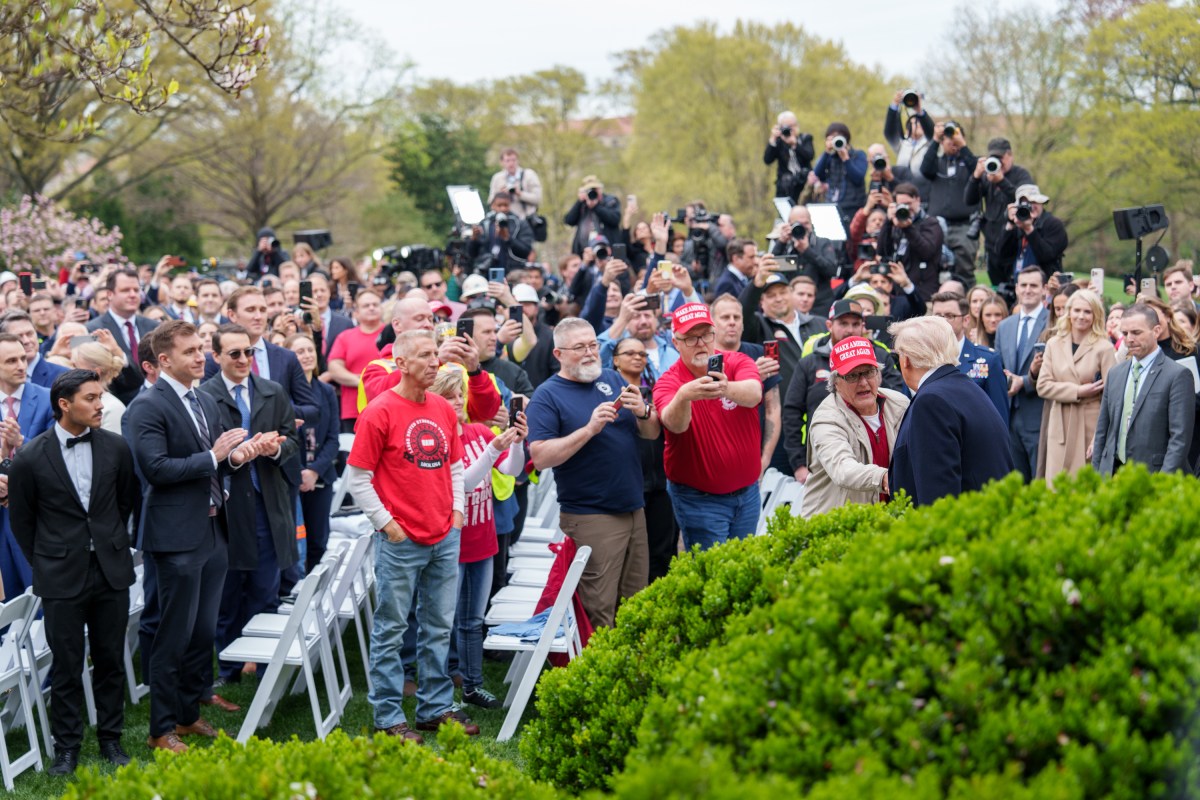 President Donald J. Trump delivers remarks on the Administration’s tariff plans at a “Make America Healthy Again” event, Wednesday, April 2, 2025, in the White House Rose Gardent. (Official White House Photo by Abe McNatt)