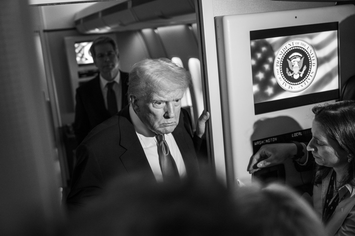 President Donald Trump plays golf in the Senior Club Championship at Trump National Golf Club Jupiter, Sunday, April 6, 2025, in Jupiter, Florida.  (Official White House Photo by Molly Riley)