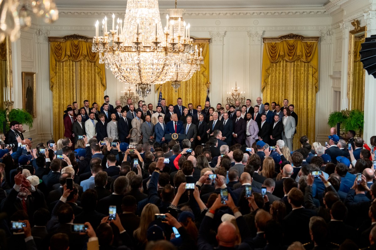 President Donald Trump and senior staff greet Israeli Prime Minister Benjamin Netanyahu, Monday, April 7, 2025, in the West Wing Lobby of the White House. (Official White House Photo by Joyce N. Boghosian)