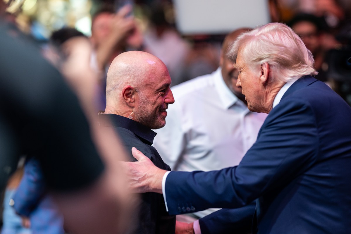 President Donald Trump attends UFC 314 at the Kaseya Center in Miami, Florida, Saturday, April 12, 2025. (Official White House Photo by Daniel Torok)