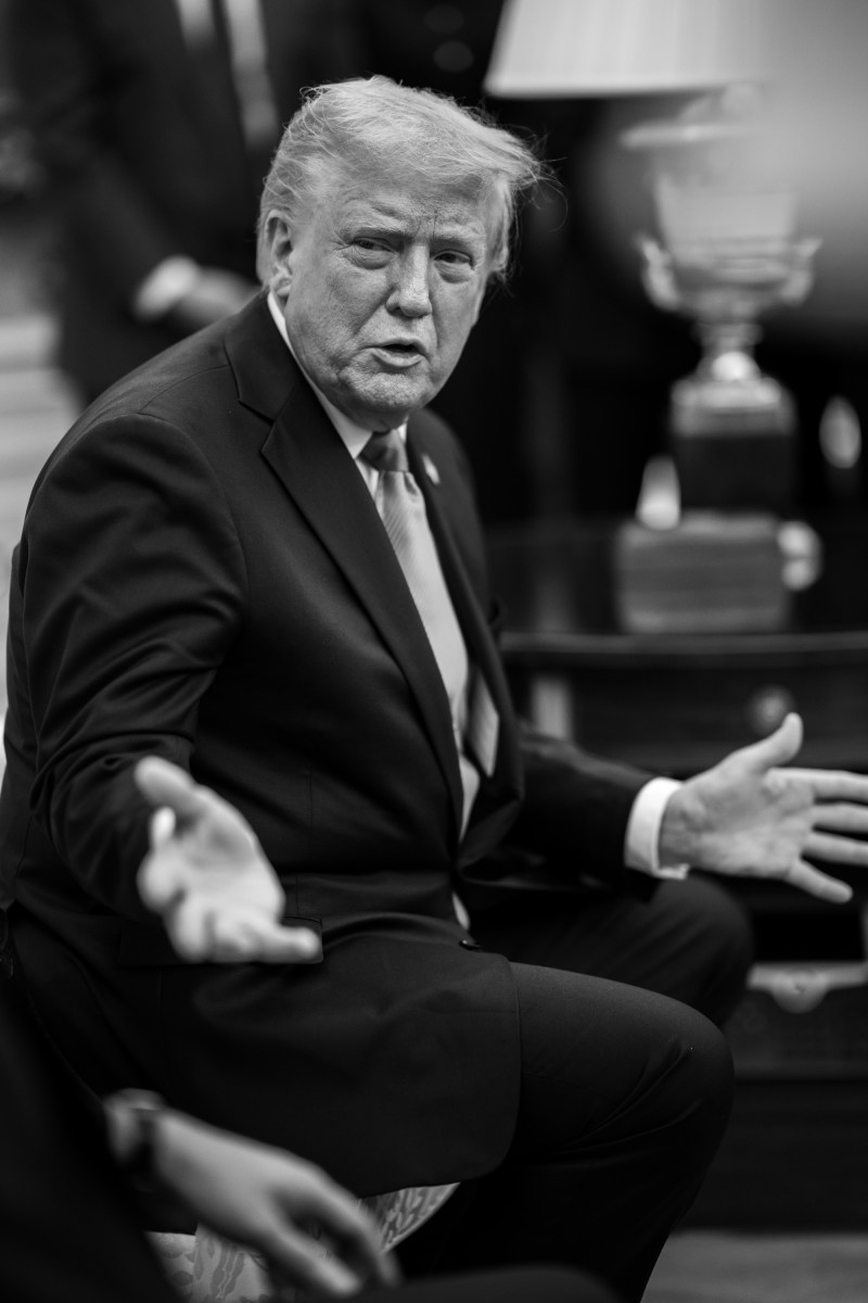 President Donald Trump hosts a bilateral meeting with President Nayib Bukele of El Salvador, Monday, April 14, 2025, in the Oval Office. (Official White House Photo by Daniel Torok)
