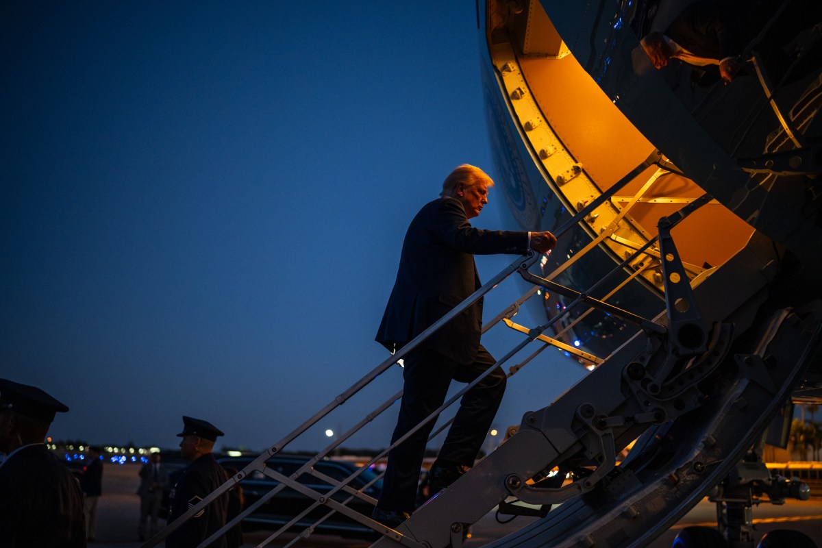 President Donald Trump attends UFC 314 at the Kaseya Center in Miami, Florida, Saturday, April 12, 2025. (Official White House Photo by Daniel Torok)
