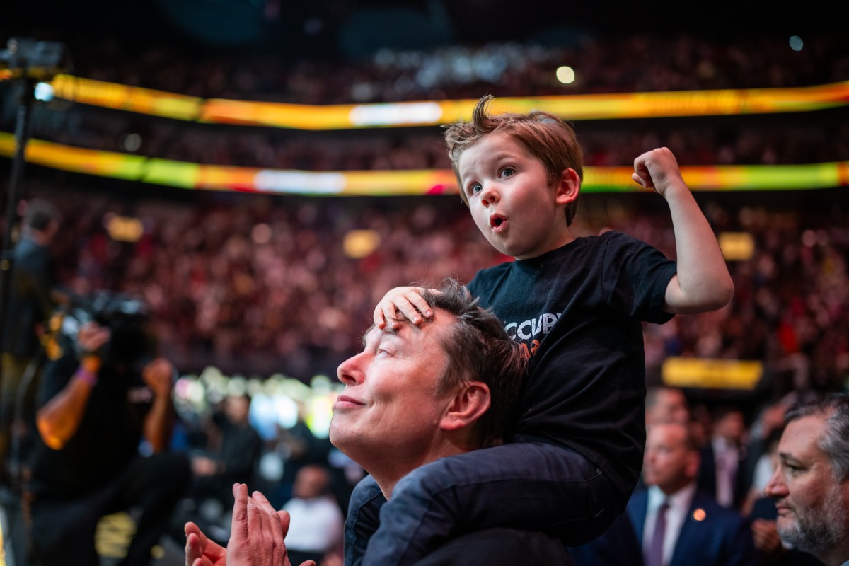 President Donald Trump attends UFC 314 at the Kaseya Center in Miami, Florida, Saturday, April 12, 2025. (Official White House Photo by Daniel Torok)