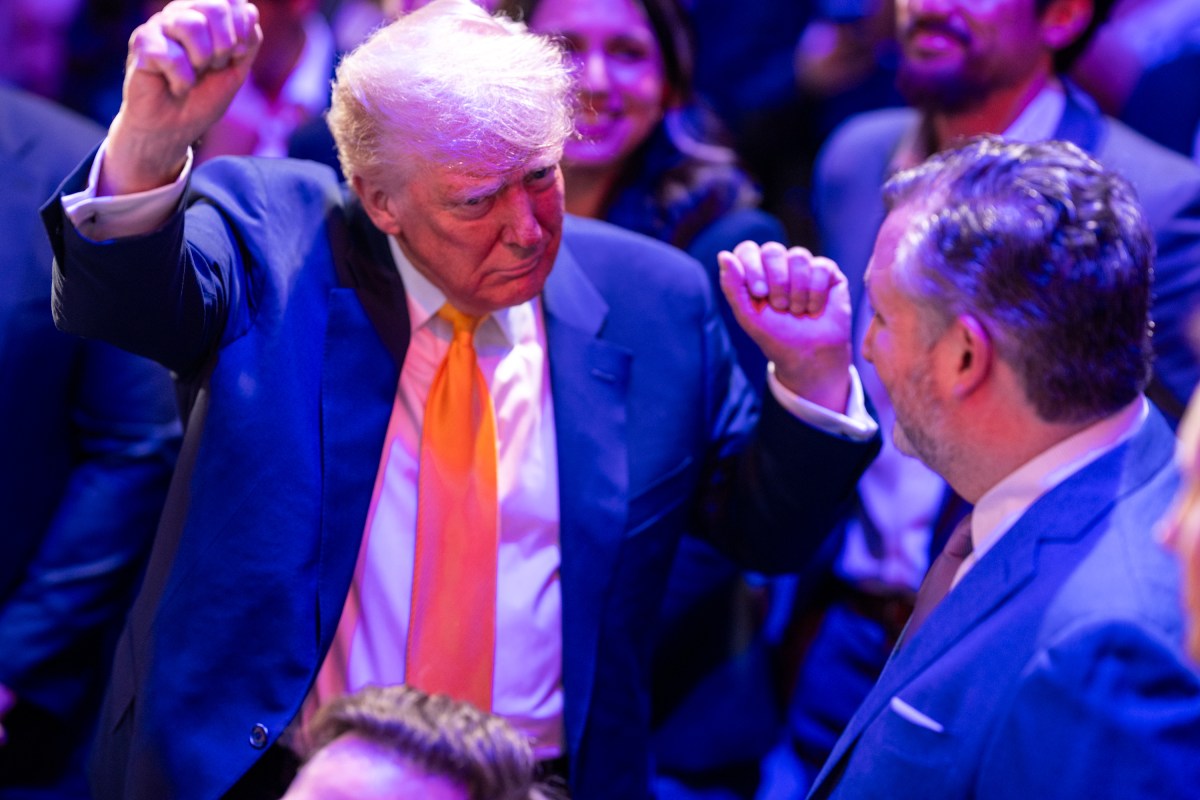 President Donald Trump attends UFC 314 at the Kaseya Center in Miami, Florida, Saturday, April 12, 2025. (Official White House Photo by Daniel Torok)