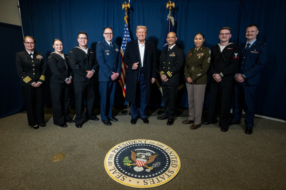 President Donald Trump visits Walter Reed National Military Medical Center in Bethesda, Maryland, Friday, April 11, 2025, for his annual physical. (Official White House Photo by Molly Riley)