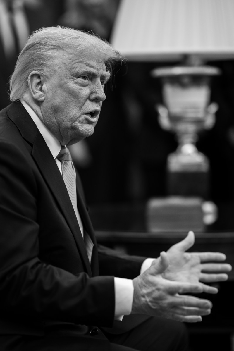 President Donald Trump hosts a bilateral meeting with President Nayib Bukele of El Salvador, Monday, April 14, 2025, in the Oval Office. (Official White House Photo by Daniel Torok)