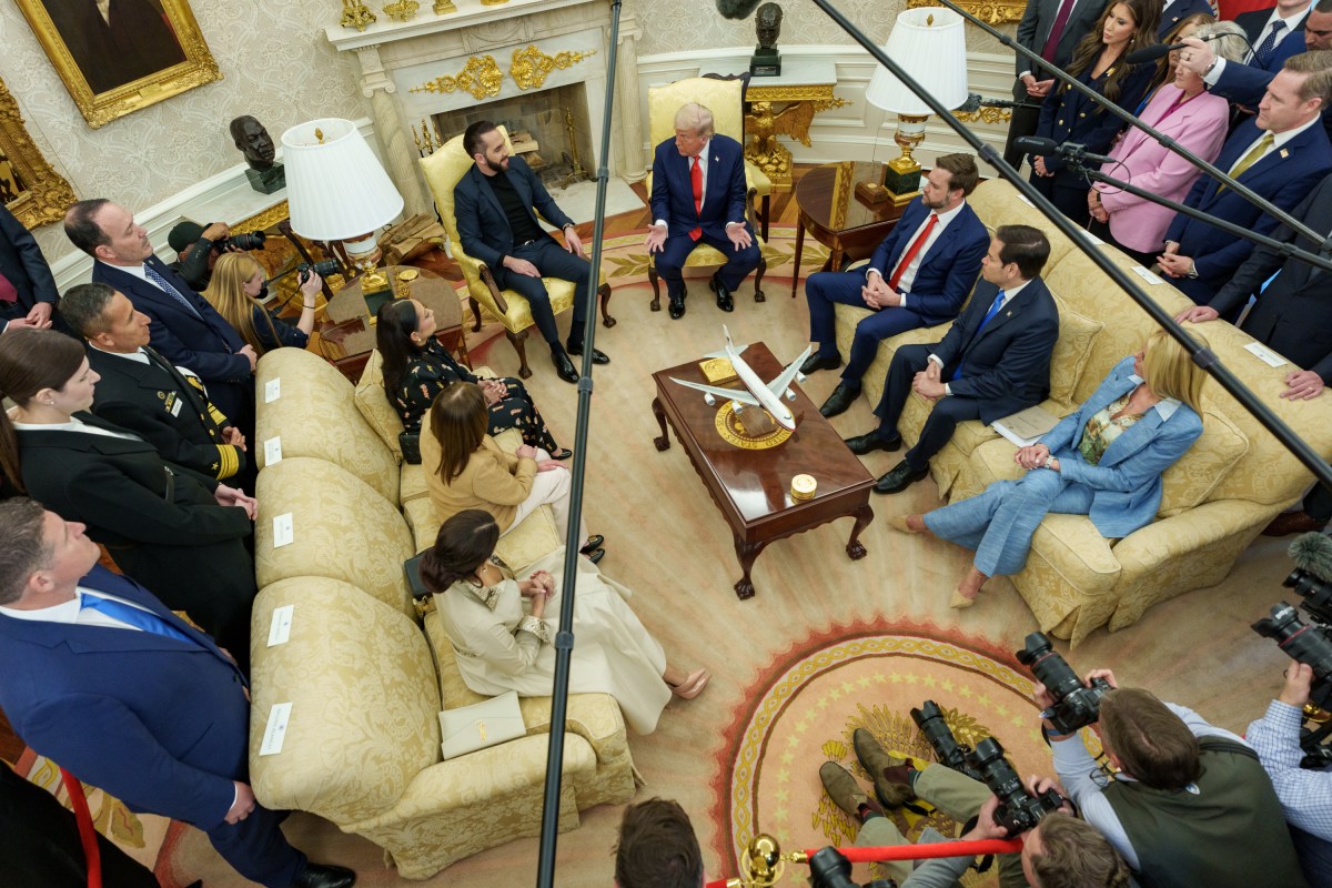 President Donald Trump hosts a bilateral meeting with President Nayib Bukele of El Salvador, Monday, April 14, 2025, in the Oval Office. (Official White House Photo by Abe McNatt)