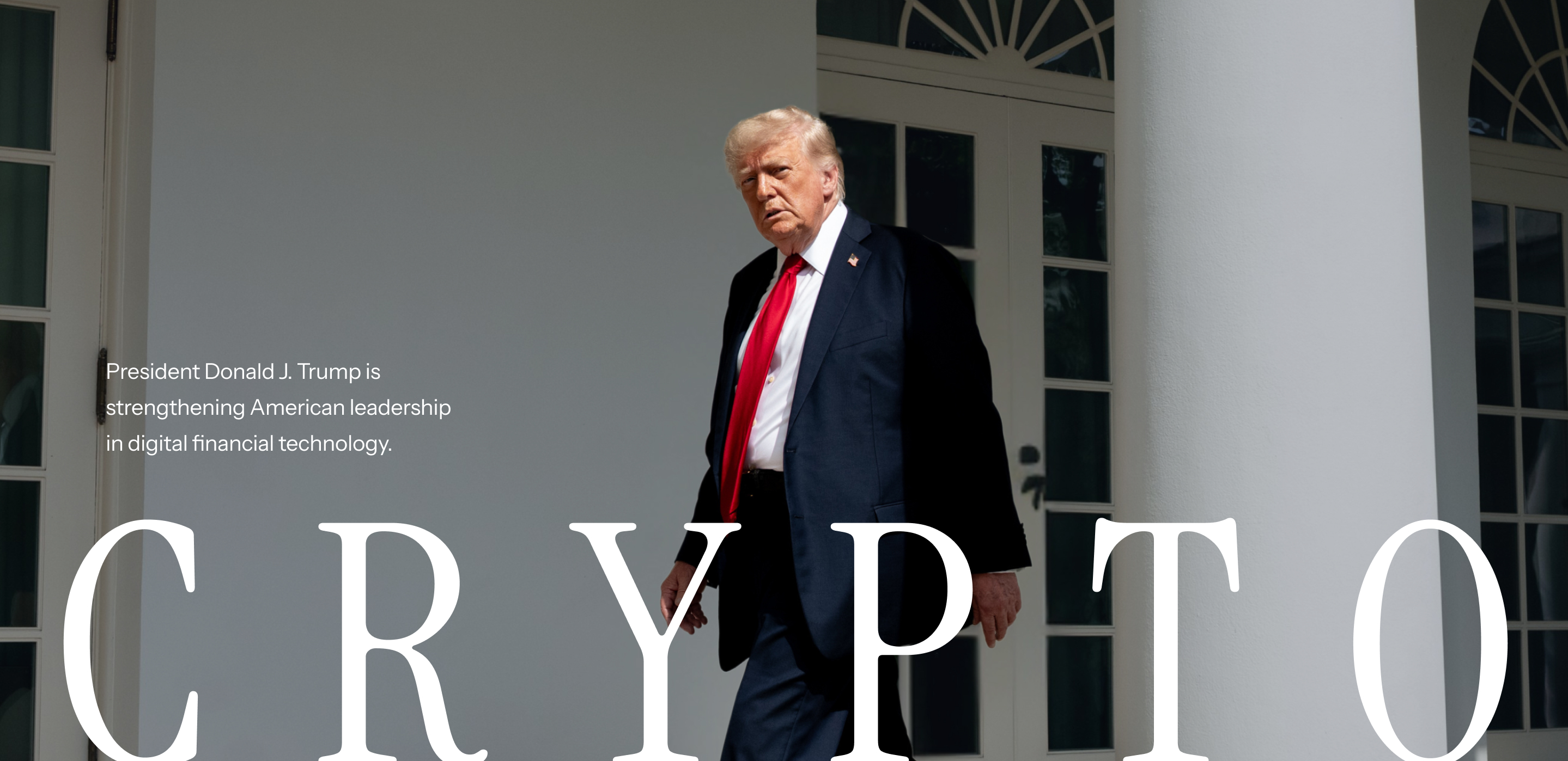 President Donald Trump - Crypto