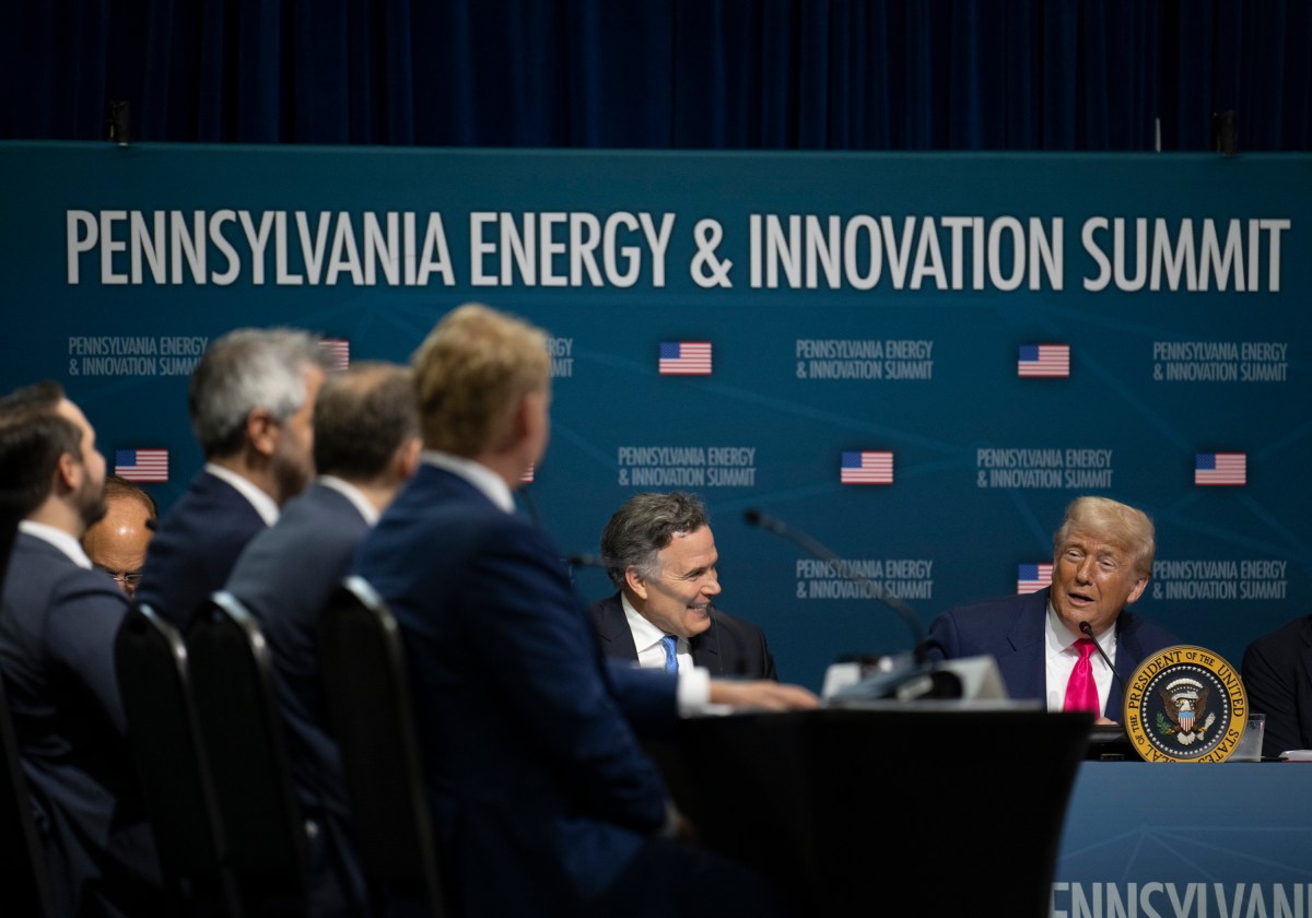 President Donald Trump participates in the Inaugural Pennsylvania Energy and Innovation Summit at Cohon University Center at Carnegie Mellon University, Tuesday, July 15, 2025, in Pittsburgh, Pennsylvania.  (Official White House Photo by Molly Riley)