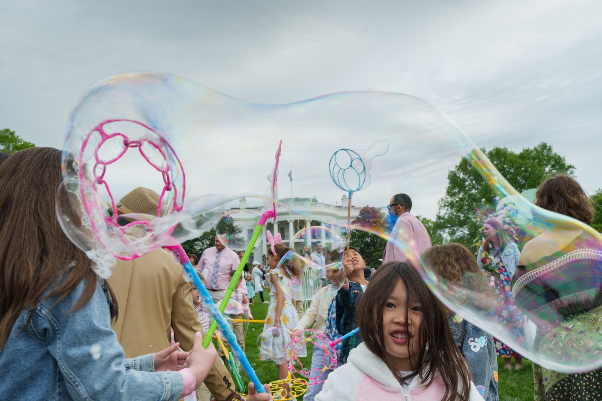 Guests participate in activities at the annual White House Easter Egg Roll, Monday, April 21, 2025, on the South Lawn of the White House. (Official White House Photo by Abe McNatt)