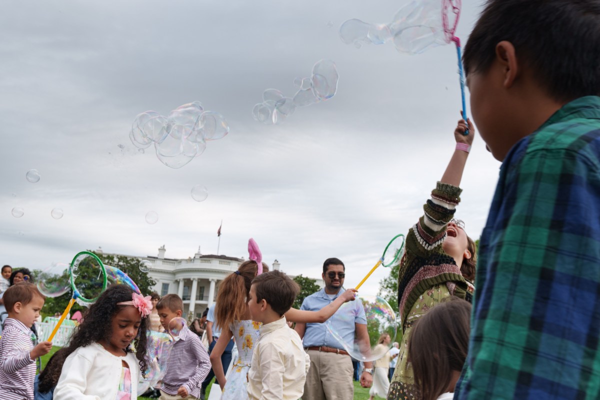 Guests participate in activities at the annual White House Easter Egg Roll, Monday, April 21, 2025, on the South Lawn of the White House. (Official White House Photo by Abe McNatt)