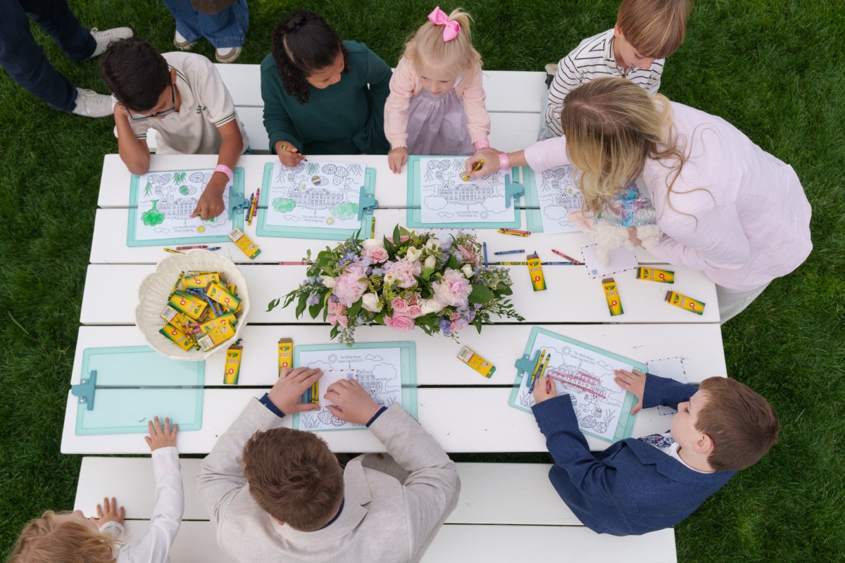 Guests participate in activities at the annual White House Easter Egg Roll, Monday, April 21, 2025, on the South Lawn of the White House. (Official White House Photo by Abe McNatt)