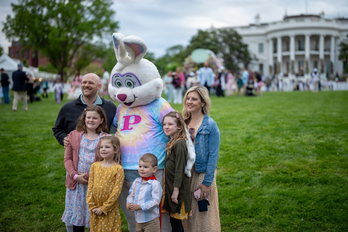 Guests participate in activities at the annual White House Easter Egg Roll, Monday, April 21, 2025, on the South Lawn of the White House.(Official White House Photo by Carlos Fyfe)