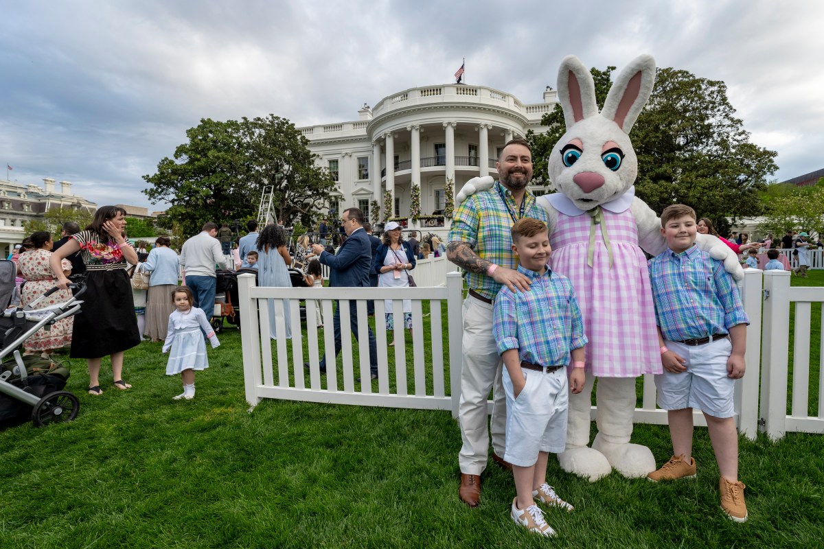 Guests participate in activities at the annual White House Easter Egg Roll, Monday, April 21, 2025, on the South Lawn of the White House.(Official White House Photo by Carlos Fyfe)