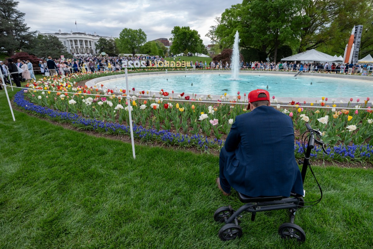 Guests participate in activities at the annual White House Easter Egg Roll, Monday, April 21, 2025, on the South Lawn of the White House.(Official White House Photo by Carlos Fyfe)
