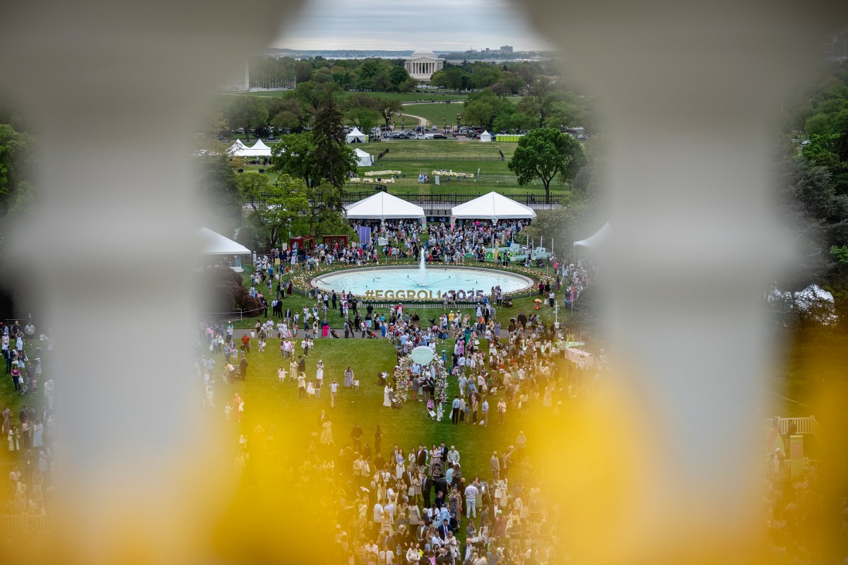 Guests participate in activities at the annual White House Easter Egg Roll, Monday, April 21, 2025, on the South Lawn of the White House.(Official White House Photo by Carlos Fyfe)