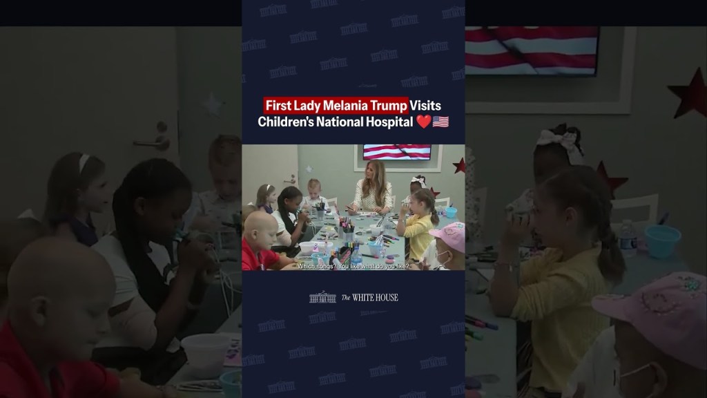 First Lady Melania Trump Visits Children’s National Hospital ❤️🇺🇸