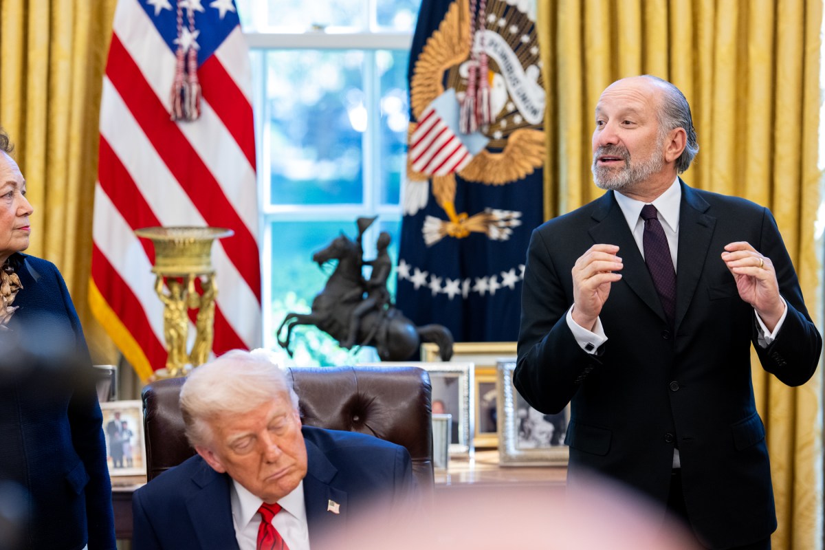 President Donald Trump signs Executive Orders, Thursday, April 17, 2025, in the Oval Office. (Official White House Photo by Molly Riley)
