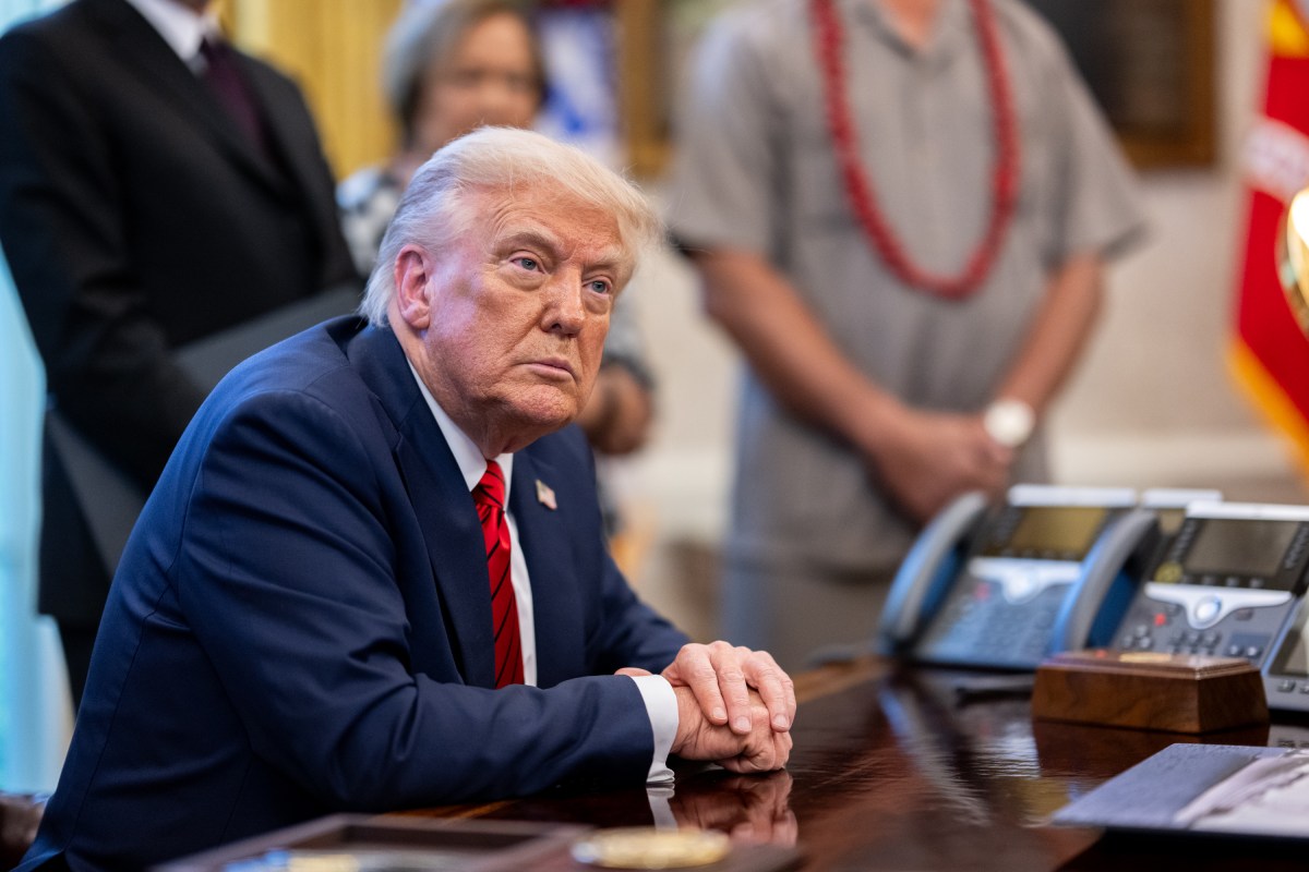 President Donald Trump signs Executive Orders, Thursday, April 17, 2025, in the Oval Office. (Official White House Photo by Molly Riley)