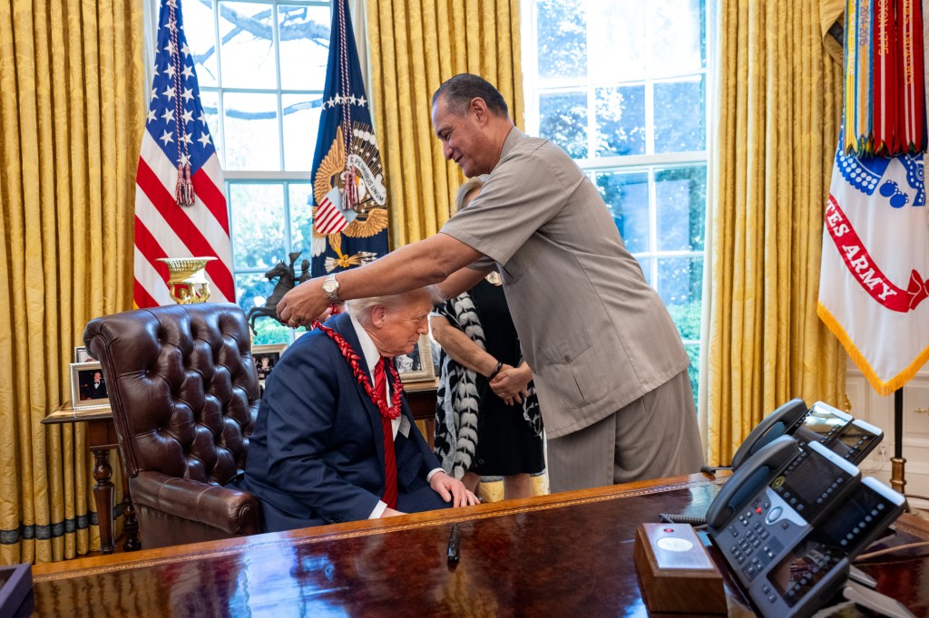 President Donald Trump signs Executive Orders, Thursday, April 17, 2025, in the Oval Office. (Official White House Photo by Molly Riley)