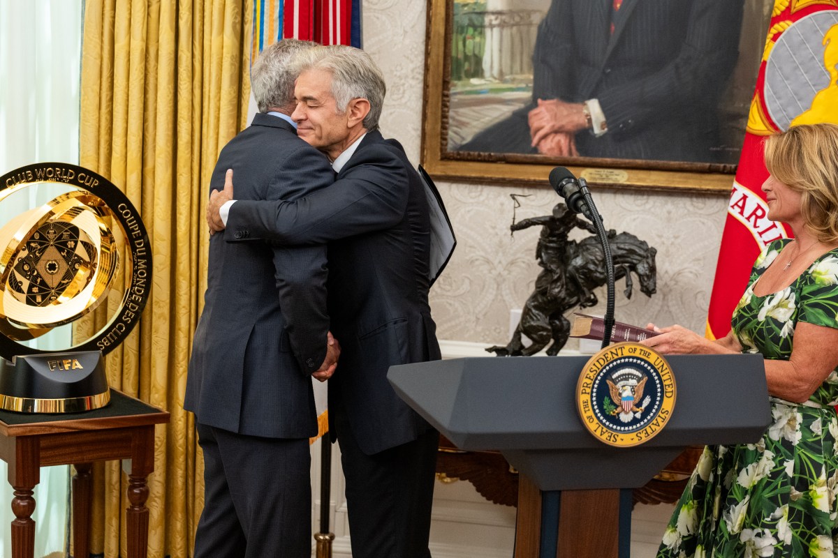 President Donald Trump participates in the swearing-in ceremony for Administrator of the Centers for Medicare and Medicaid Services Mehmet Oz, Friday, April 18, 2025, in the Oval Office. (Official White House Photo by Molly Riley)