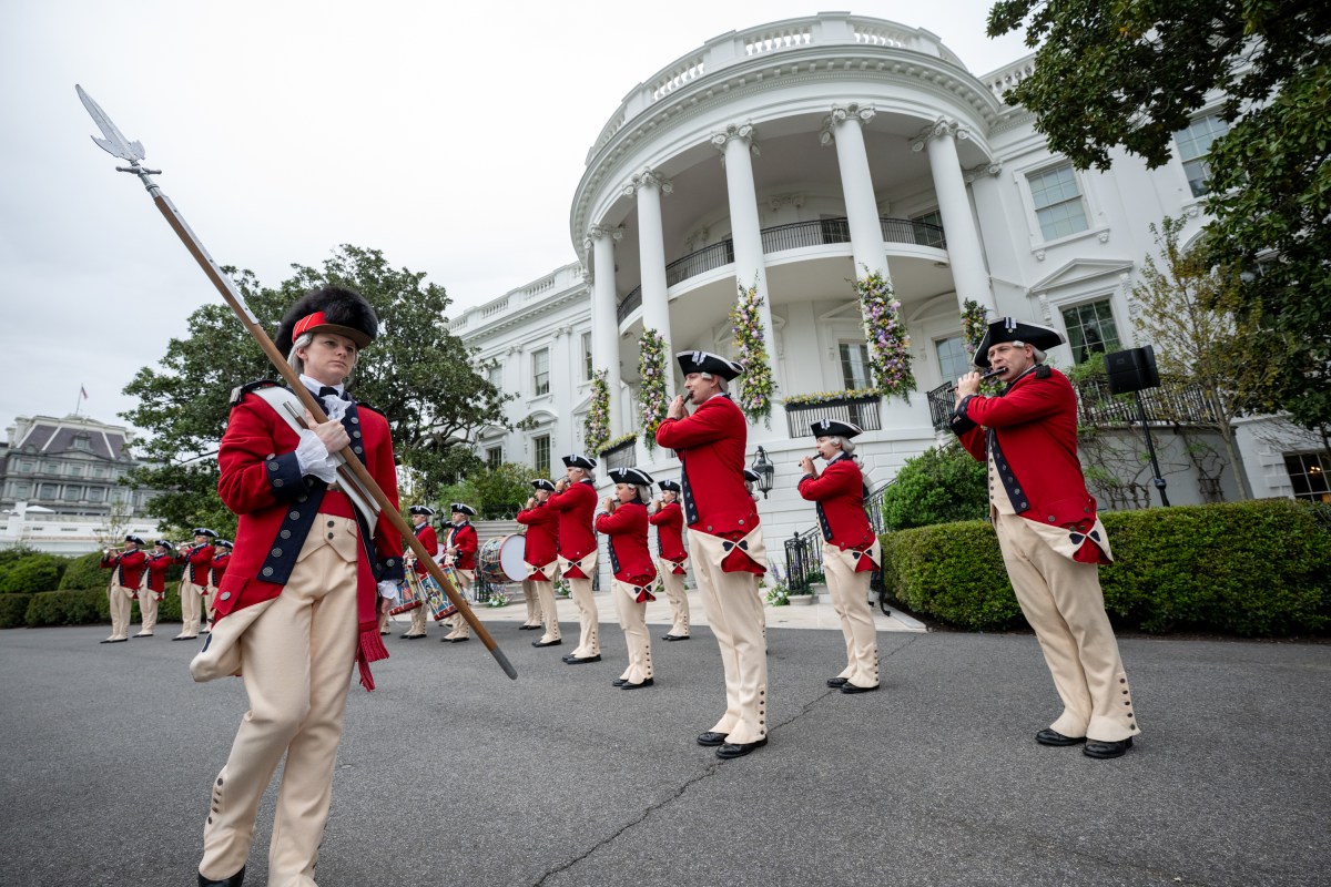 President Donald Trump and First Lady Melania Trump arrive to the South Lawn to participate in the annual White House Easter Egg Roll, Monday, April 21, 2025. (Official White House Photo by Joyce N. Boghosian)