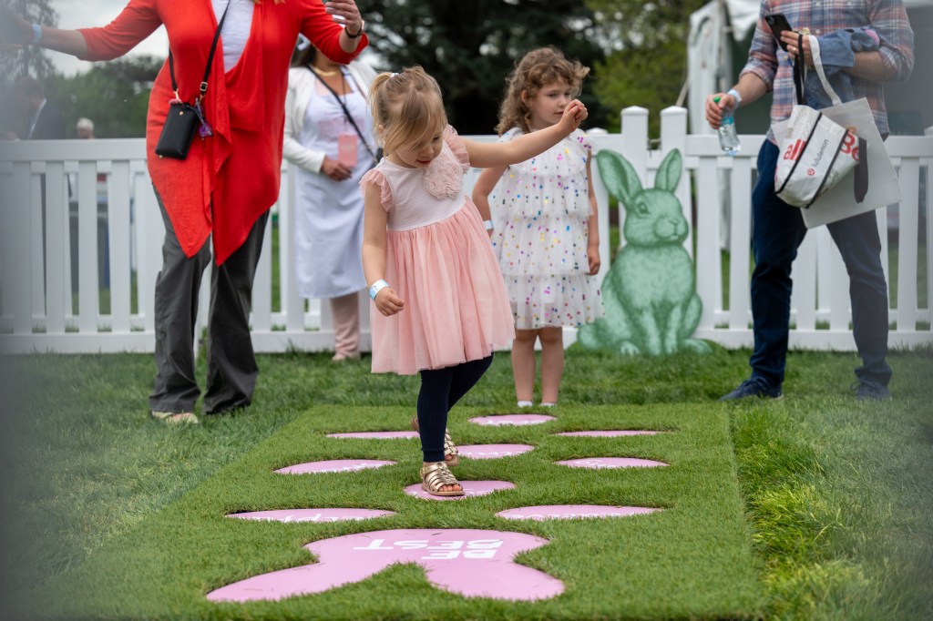 Guests participate in activities at the annual White House Easter Egg Roll, Monday, April 21, 2025, on the South Lawn of the White House. (Official White House Photo by Joyce N. Boghosian)