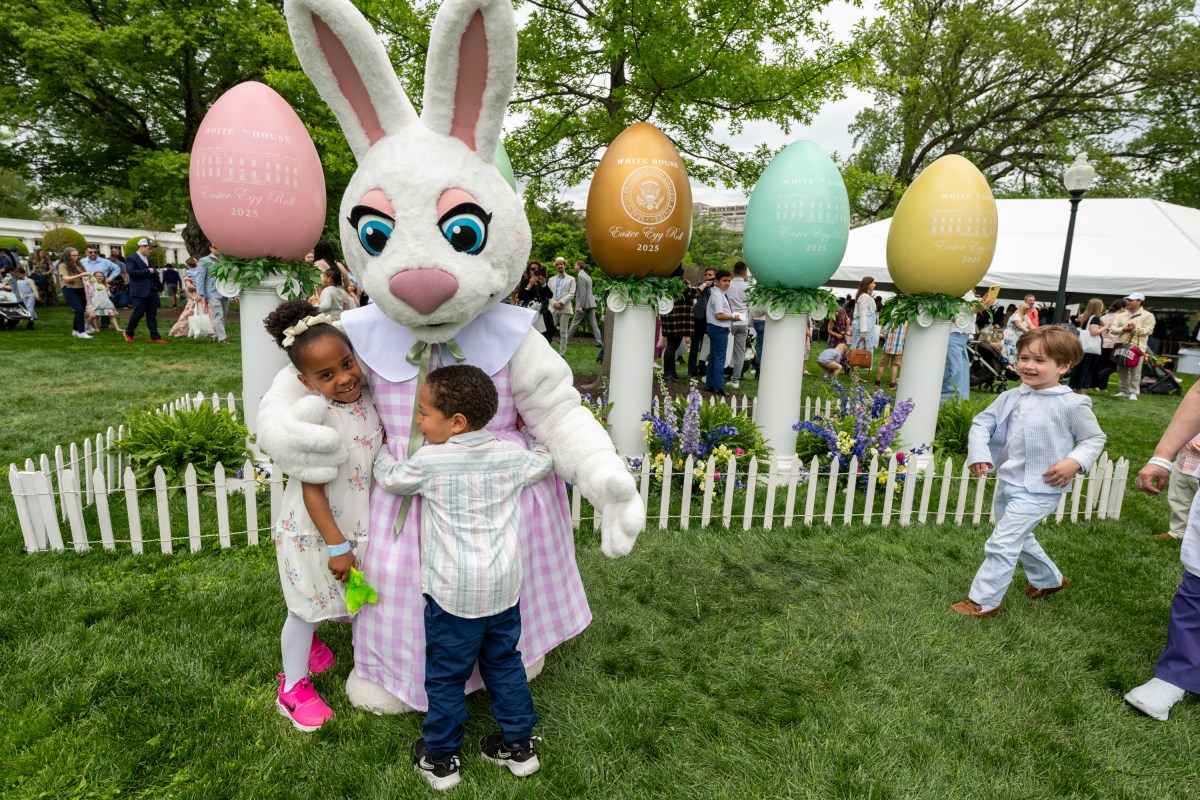 Guests participate in activities at the annual White House Easter Egg Roll, Monday, April 21, 2025, on the South Lawn of the White House. (Official White House Photo by Joyce N. Boghosian)