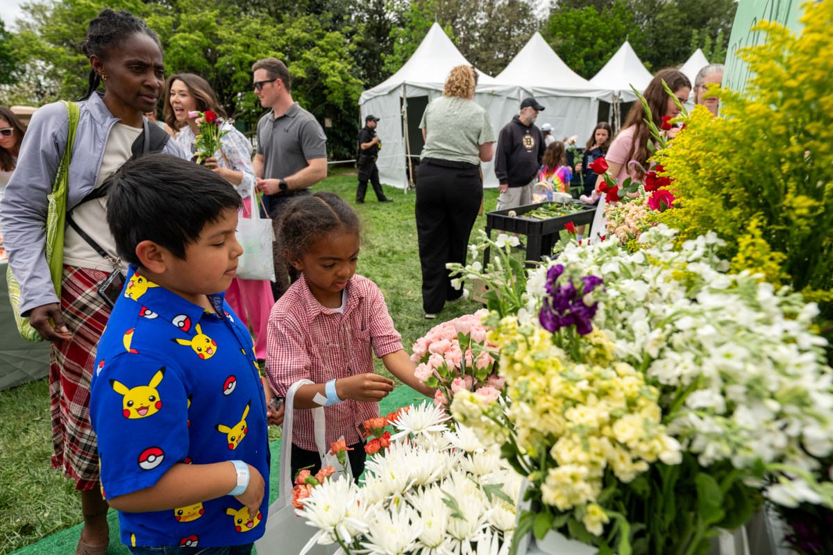 Guests participate in activities at the annual White House Easter Egg Roll, Monday, April 21, 2025, on the South Lawn of the White House. (Official White House Photo by Joyce N. Boghosian)